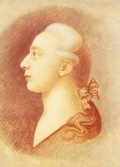   Portrait of Giacomo Casanova made (about 1750-1755)