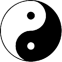 This page Equality is part of the logic cycle.  Illustration: Yin and yang