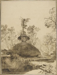 Turtle from the Gardens of Bomarzo by Bartholomeus Breenbergh