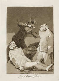 Los Chinchillas from Los Caprichos by Francisco de Goya