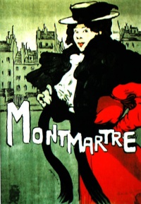 Montmartre, 1896, poster by  Maxime Dethomas