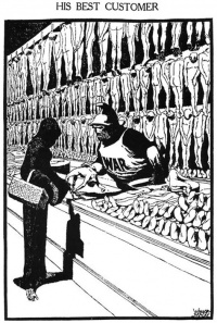 His Best Customer (1917), political cartoon by Winsor McCay