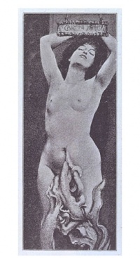  Frontispiece by Fernand Khnopff for Joséphin Péladan’s Istar (1888) 
