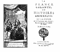 La France Galante (1696), published by the fictional publishing house Pierre Marteau