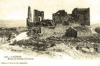 Ruins of the Château de Lacoste of Marquis de Sade