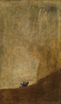 The Dog (c. 1819–1823) by Francisco Goya