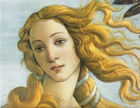 This page Female stereotypes is part of the woman series  Illustration: The Birth of Venus (detail), a 1486 painting by Sandro Botticelli