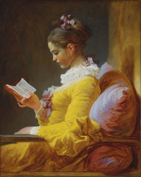 A Young Girl Reading (c.1776) by Fragonard