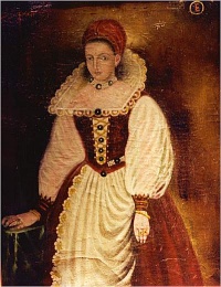 Portrait of Elizabeth Báthory, her castle was in Čachtice, now Slovakia