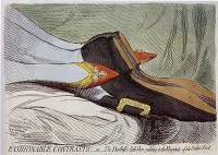  This page Sexual repression is part of the human sexuality series Illustration: Fashionable Contrasts (1792) by James Gillray