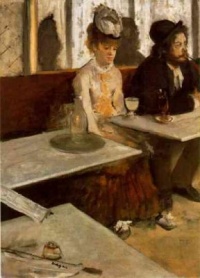 White people in a caféIllustration: L'Absinthe (1876) by Edgar Degas