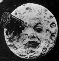 This page Fantastique is part of the fantasy series.Illustration: Screenshot from A Trip to the Moon (1902) by Georges Méliès