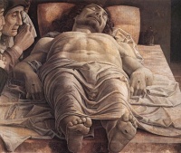 Lamentation over the Dead Christ (c. 1480) by Andrea Mantegna
