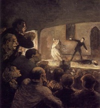 At the Theater (The Melodrama) (c. 1860-64) - Honoré Daumier