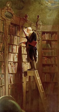The Bookworm (c. 1850) by Carl Spitzweg